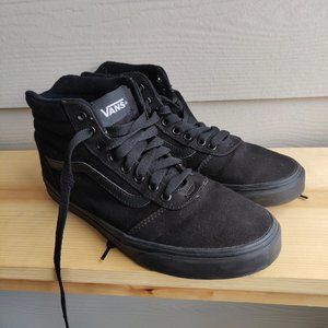 Vans Sk8-Hi All Black - Size 9,5 US - Like New